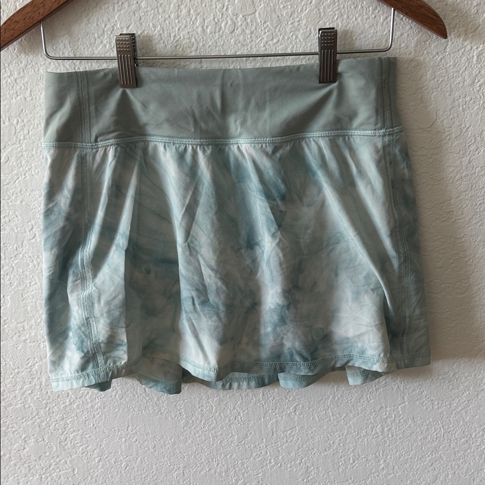 lululemon athletica Blue Tie-Dye Skirt